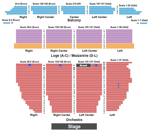 Orpheum Theatre Phantom of the Opera Seating Chart